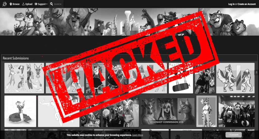 fur affinity hacked website