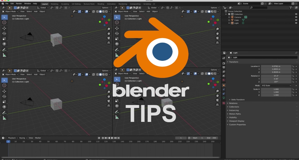 30 Tips for Blender 3D Users