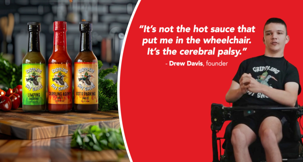 Crippled man creates Crippling hot sauce business