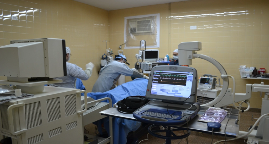 hospital robot surgery Brazil