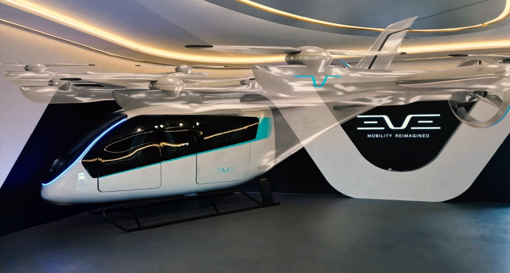 eve flying car embraer brazil