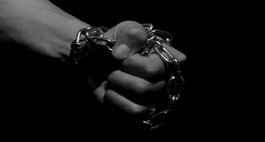hand in chains